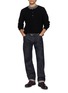 模特儿示范图 - 点击放大 - EDWIN - No. 47 Dark Wash Jeans