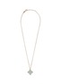 细节 - 点击放大 - ROBERTO COIN - Princess Flower 18K Rose White Gold  Diamond Turquoise Ruby Necklace