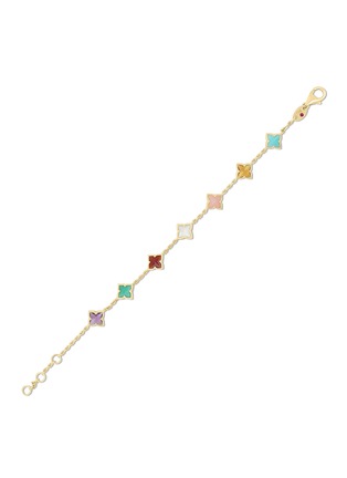 细节 - 点击放大 - ROBERTO COIN - Venetian Princess 18K Gold Ruby Bracelet 