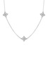首图 - 点击放大 - ROBERTO COIN - Princess Flower 18K White Gold Diamond Ruby Necklace