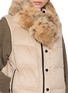模特儿示范图 - 点击放大 - CHEVITE - US Lynx Fur Clip Muffler