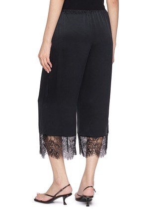 背面 - 点击放大 - POSSE - Black Lace Trim Pants