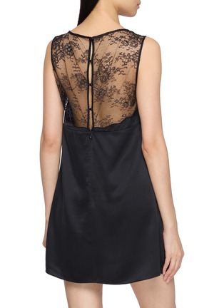 背面 - 点击放大 - POSSE - Blake Lace Panel Mini Dress
