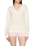 首图 - 点击放大 - POSSE - Primerose Lace Trim V-Neck Sweater