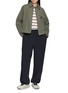 模特儿示范图 - 点击放大 - AND WANDER - C/N Octa Swing Top Jacket