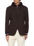 首图 - 点击放大 - ELEVENTY - Detachable Hooded Bib Single Breasted Blazer