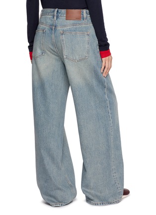 背面 - 点击放大 - MO&CO. - Washed Wide Leg Denim Jeans