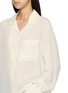  - MO&CO. - Floral Embroidered Collar Shirt