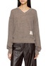 首图 - 点击放大 - MO&CO. - X MAGLIANO Graphic V-Neck Knit Sweater