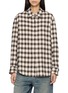 首图 - 点击放大 - MO&CO. - Long Sleeve Chequered Shirt