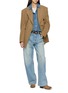 模特儿示范图 - 点击放大 - MO&CO. - X MAGLIANO Paint Splatter Embellished Denim Jeans