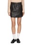 首图 - 点击放大 - MO&CO. - Belted Leather Mini Skirt