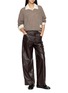 模特儿示范图 - 点击放大 - MO&CO. - X MAGLIANO Wide Leg Pants