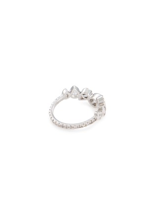 细节 - 点击放大 - NANA JACQUELINE - Curved Drop Crystal Stack Ring