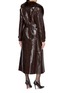 背面 - 点击放大 - NANA JACQUELINE - Fur Collar Belted Long Leather Coat