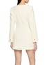背面 - 点击放大 - NANA JACQUELINE - Long Sleeve Asymmetric Button Mini Dress