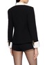 背面 - 点击放大 - NANA JACQUELINE - Layered Look Double Breasted Blazer
