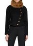 首图 - 点击放大 - NANA JACQUELINE - Detachable Fur Scarf Double Faced Wool Jacket