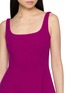 - NANA JACQUELINE - Square Neck Flared Midi Dress