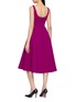 背面 - 点击放大 - NANA JACQUELINE - Square Neck Flared Midi Dress
