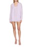 模特儿示范图 - 点击放大 - NANA JACQUELINE - Crystal Trim Waist Defined Camisole Dress