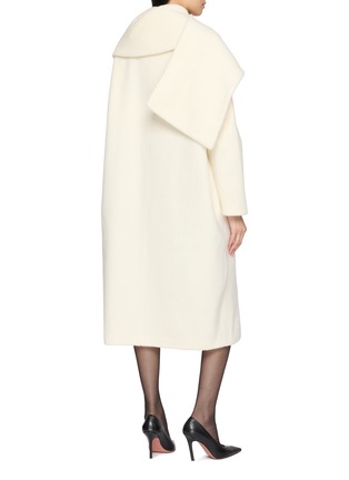 背面 - 点击放大 - NANA JACQUELINE - Scarf Detail Long Coat
