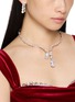 模特儿示范图 - 点击放大 - NANA JACQUELINE - Pearl Crystal Drop Earrings