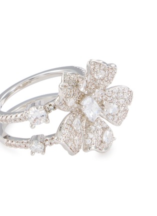 细节 - 点击放大 - NANA JACQUELINE - Double Floral Ring
