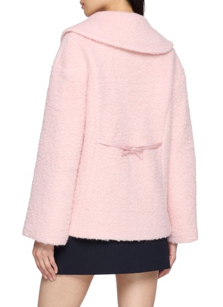 背面 - 点击放大 - NANA JACQUELINE - Crystal Button Shawl Lapel Bouclé Jacket