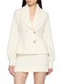 首图 - 点击放大 - NANA JACQUELINE - Ribbed Shawl Collar Knit Jacket