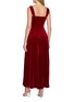 背面 - 点击放大 - NANA JACQUELINE - Sleeveless A-Line Velvet Mini Dress