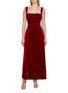 首图 - 点击放大 - NANA JACQUELINE - Sleeveless A-Line Velvet Mini Dress