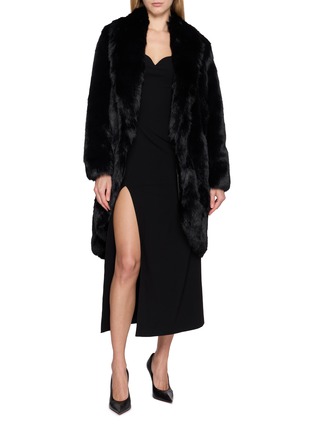 模特儿示范图 - 点击放大 - NANA JACQUELINE - Eco-Friendly Fur Jacket