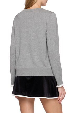 背面 - 点击放大 - NANA JACQUELINE - Round Neck Knit Cardigan