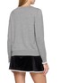 背面 - 点击放大 - NANA JACQUELINE - Round Neck Knit Cardigan
