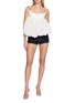 模特儿示范图 - 点击放大 - NANA JACQUELINE - Sleeveless Puffy Swing Tank Top