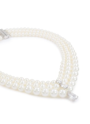 细节 - 点击放大 - NANA JACQUELINE - Multi-Strand Pearl Crystal Choker