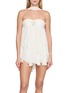 首图 - 点击放大 - NANA JACQUELINE - Halter Neck Open Back Ruffle Mini Dress
