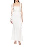 首图 - 点击放大 - NANA JACQUELINE - Ruffle Trim Backless Maxi Dress