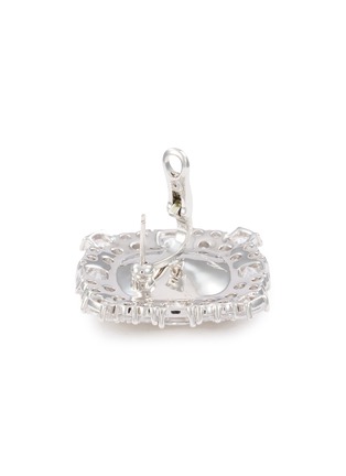 细节 - 点击放大 - NANA JACQUELINE - Cushion-Cut Crystal Stud Earrings