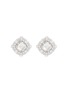 首图 - 点击放大 - NANA JACQUELINE - Cushion-Cut Crystal Stud Earrings
