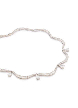 细节 - 点击放大 - NANA JACQUELINE - Wavy Crystal Teardrop Choker