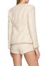 背面 - 点击放大 - NANA JACQUELINE - Glitter Ribbon Trim Knit Jacket