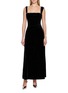 首图 - 点击放大 - NANA JACQUELINE - Sleeveless A-Line Velvet Mini Dress