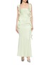 首图 - 点击放大 - NANA JACQUELINE - Ruffle Trim Backless Maxi Dress