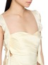  - NANA JACQUELINE - Ruffle Trim Backless Maxi Dress