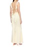 背面 - 点击放大 - NANA JACQUELINE - Ruffle Trim Backless Maxi Dress