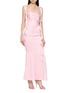 模特儿示范图 - 点击放大 - NANA JACQUELINE - Ruffle Trim Backless Camisole Maxi Dress