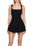 首图 - 点击放大 - NANA JACQUELINE - Sleeveless Cutout Lace Panel Tank Mini Dress