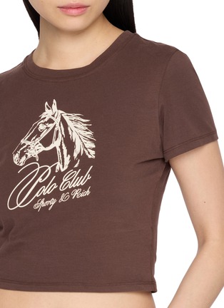  - SPORTY & RICH - HORSE POLO CLUB 印花 T 恤